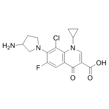 Clinafloxacin结构式
