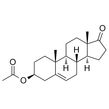 Dehydroisoandrosterone 3-acetate结构式