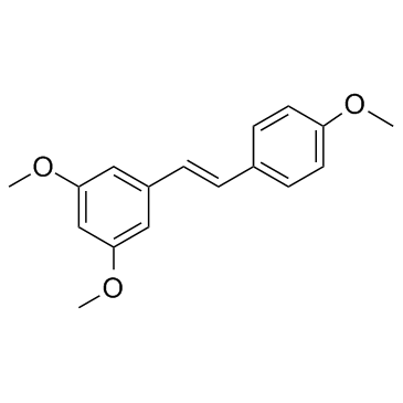trans-Trimethoxyresveratrol结构式