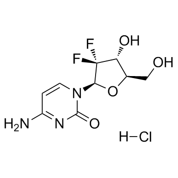 Gemcitabine Hydrochloride结构式