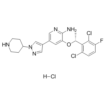 Crizotinib hydrochloride结构式
