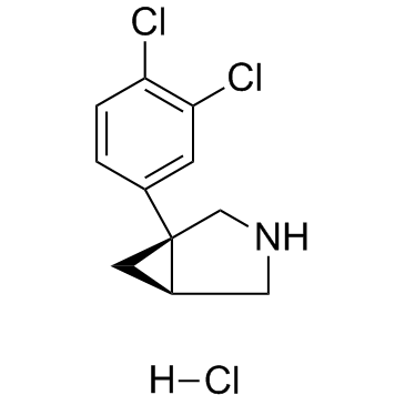Amitifadine hydrochloride结构式