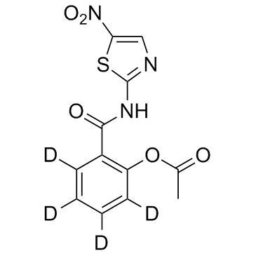 Nitazoxanide D4结构式