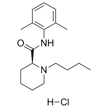 Levobupivacaine hydrochloride结构式
