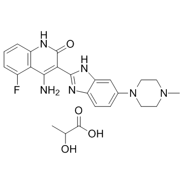Dovitinib lactate结构式