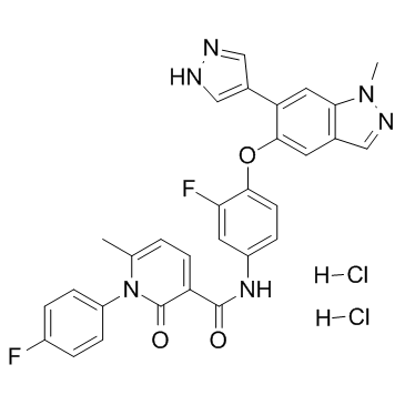 LY2801653 dihydrochloride结构式