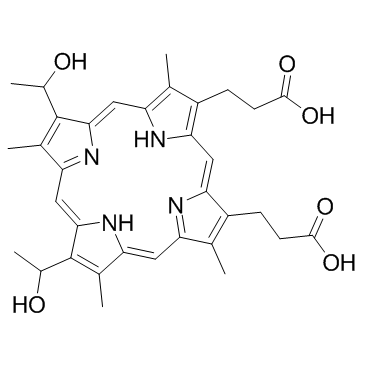 Hematoporphyrin结构式