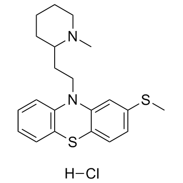 Thioridazine hydrochloride结构式