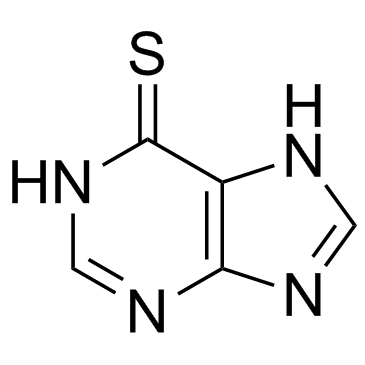 6-Mercaptopurine结构式