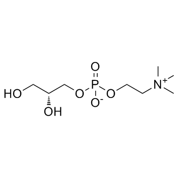 sn-Glycero-3-phosphocholine结构式