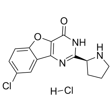 XL413 hydrochloride结构式
