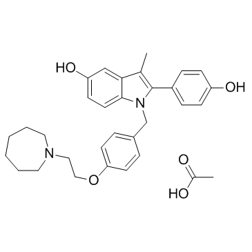 Bazedoxifene acetate结构式