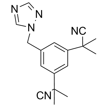 Anastrozole结构式