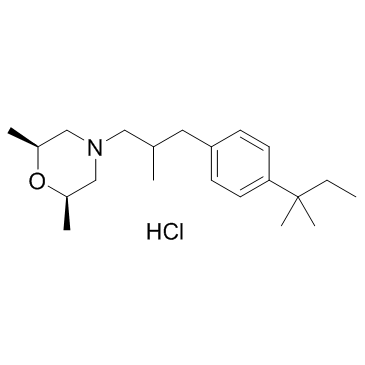 Amorolfine hydrochloride结构式