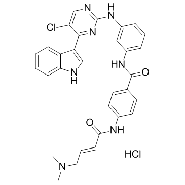THZ1 Hydrochloride结构式