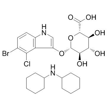 X-Gluc Dicyclohexylamine结构式