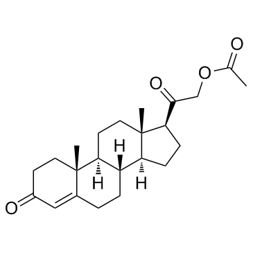 Deoxycorticosterone acetate结构式