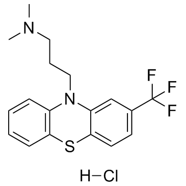 Triflupromazine hydrochloride结构式