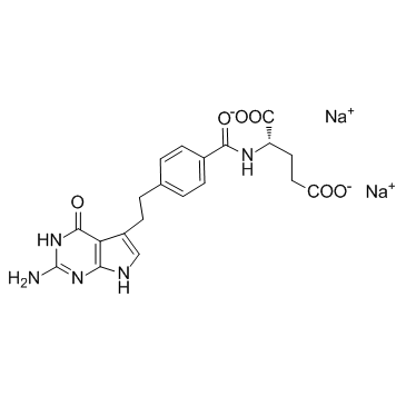 Pemetrexed disodium结构式