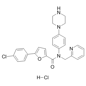 MK2-IN-1 hydrochloride结构式