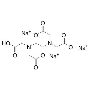 Ethylenediaminetetraacetic acid trisodium salt结构式