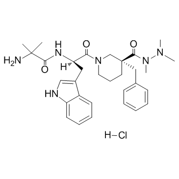 Anamorelin hydrochloride结构式