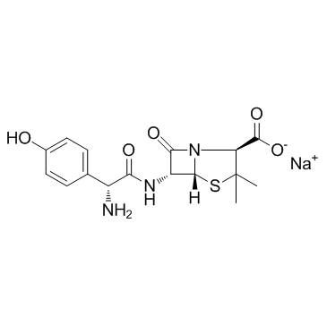 Amoxicillin sodium结构式