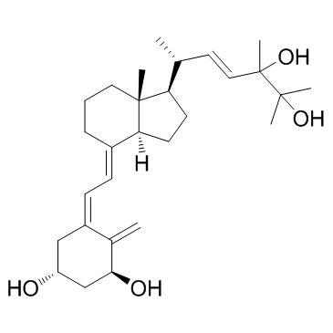 1alpha, 24, 25-Trihydroxy VD2结构式