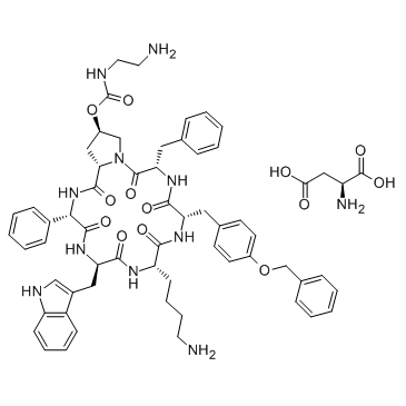 Pasireotide L-aspartate salt结构式