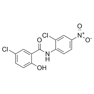 Niclosamide结构式