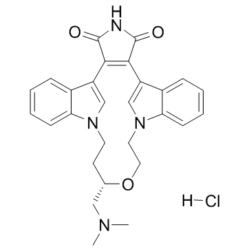 Ruboxistaurin hydrochloride结构式