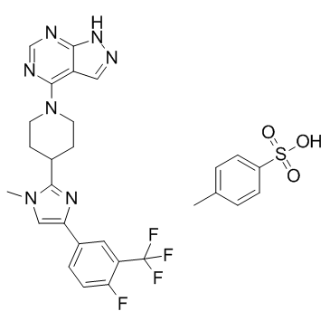 LY-2584702 tosylate salt结构式