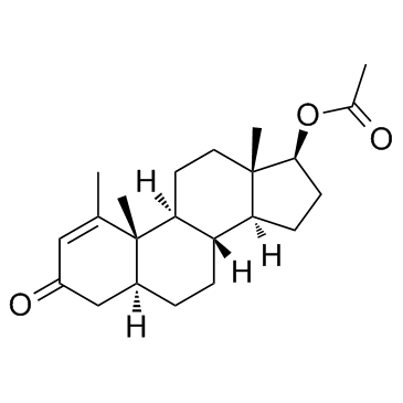 Methenolone acetate结构式