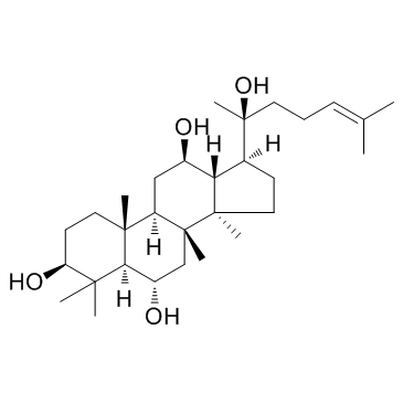 (20S)-Protopanaxatriol结构式