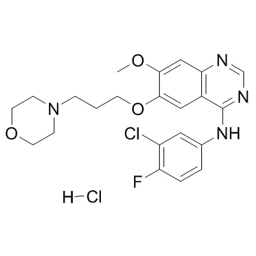 Gefitinib hydrochloride结构式