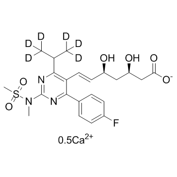 Rosuvastatin D6 Calcium结构式