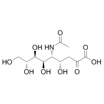 N-Acetylneuraminic acid结构式