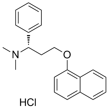 Dapoxetine hydrochloride结构式