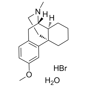 Dextromethorphan hydrobromide hydrate结构式