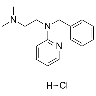 Tripelennamine hydrochloride结构式