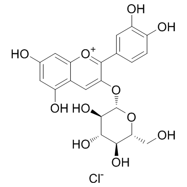 Kuromanin chloride结构式