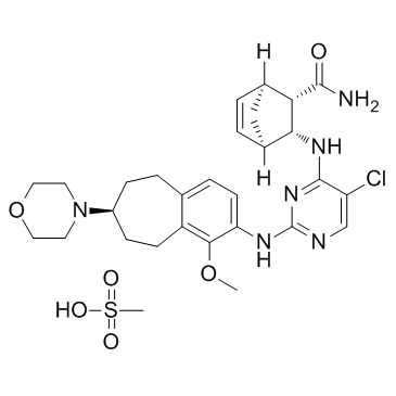CEP-28122 mesylate salt结构式