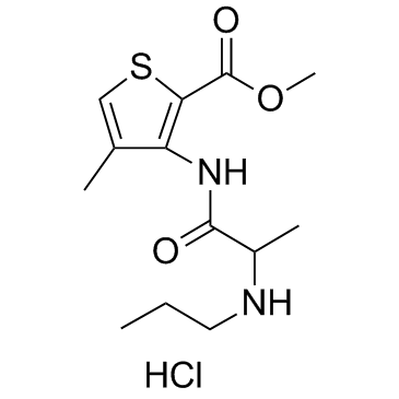 Articaine hydrochloride结构式