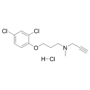 Clorgiline hydrochloride结构式