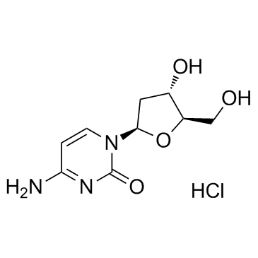 2-Deoxycytidine hydrochloride结构式