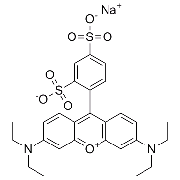 Sulforhodamine B sodium salt结构式