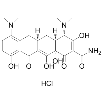 Minocycline hydrochloride结构式