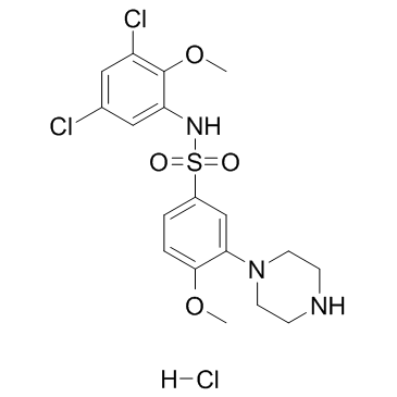 SB-399885 hydrochloride结构式
