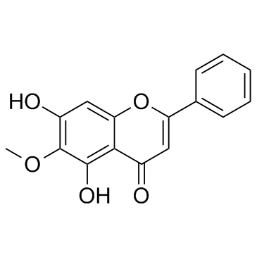 Oroxylin A结构式