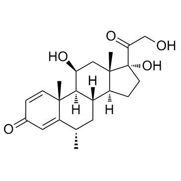 Methylprednisolone结构式